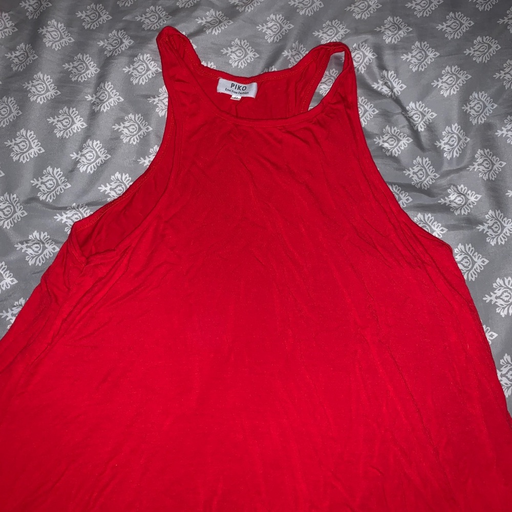 Piko brand red tank top
